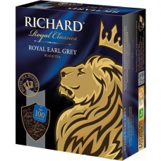 Чай Richard Royal Earl Grey, черный, с бергамотом, 100х2 г в магазинах Пятерочка
