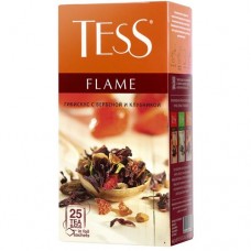 Чай фруктовый Tess Flame с земляникой и розовым перцем 25 пак в магазинах Пятерочка