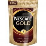 NESCAFE GOLD. НАТУРАЛЬНЫЙ РАСТВОРИМЫЙ СУБЛИМИРОВАННЫЙ КОФЕ С ДОБАВЛЕНИЕМ НАТУРАЛЬНОГО ЖАРЕНОГО МОЛОТОГО КОФЕ 190 гр