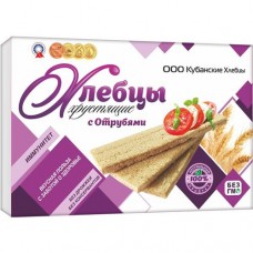 Хлебцы хрустящие с отрубями 100г в магазинах Пятерочка