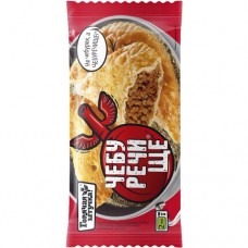 Изделие кулинарное мясосодержащее рубленое в тесте жареное. Готовые вторые блюда замороженные: Чебуречище, ТМ Горячая штучка, 0,14кг в магазинах Пятерочка