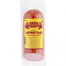 Колбаса ПАПА МОЖЕТ Сервелат Зернистый в/к 350г в магазинах Пятерочка