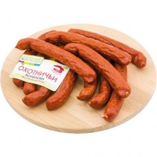 Колбаски Мд Бородина Охотничьи полукопченая 230г в магазинах Пятерочка