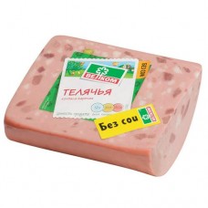 ВЕЛКОМ Колбаса ТЕЛЯЧЬЯ вар. КАТЕГОРИИ А в/у 500г в магазинах Пятерочка