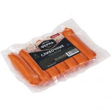 Мясное изделие колбасное вареное категории Б. Сосиски Сливочные в магазинах Пятерочка