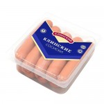 Мясной продукт. Вареное колбасное изделие сосиски КЛИНСКИЕ 460г МГА