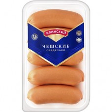 Сардельки Клинский Чешские вареные категории Б 450г в магазинах Пятерочка