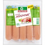 Сосиски ВЕЛКОМ Молочные вар.кат.Б 450г