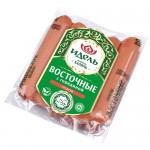 Сосиски Восточные с говядиной ИДЕЛЬ Колбасные изделия вар.из мяса птицы охл.450г