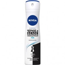 Дезодорант-антиперспирант Nivea Невидимая защита для черного и белого 150 мл в магазинах Пятерочка