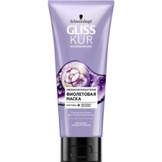 Фиолетовая Маска против желтизны пептиды+экстракт черники Gliss Kur Совершенство блонд оттенков 200 мл в магазинах Пятерочка