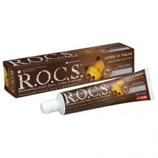 Зубная паста R.O.C.S. Кофе и табак 74 г в магазинах Пятерочка