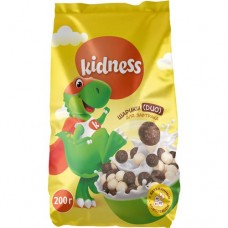 Шарики KIDNESS DUO со вкусом шоколада и сливок 200г в магазинах Пятерочка