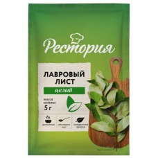 Рестория Лавровый лист целый сушеный, 5г в магазинах Пятерочка
