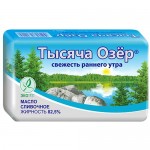 Масло Тысяча Озер сладко-сливочное 82.5% 180г