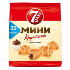 Мини круассаны 7Days, какао, 300 г в магазинах Пятерочка