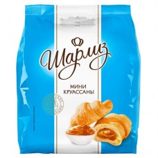 Мини круассаны Шарлиз с кремом со вкусом вареная сгущенка в магазинах Пятерочка