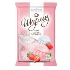 Зефир бело-розовый 0,18 кг в магазинах Пятерочка