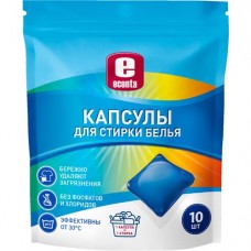 Гель ECONTA концентрированный для стиральных машин в водорастворимых капсулах 10шт в магазинах Пятерочка