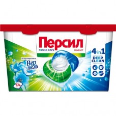 Средство для стирки концентрированное Персил Капс в партнёрстве с Вернель - в водорастворимых капсулах 14шт в магазинах Пятерочка