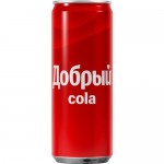 Напиток б/а с/г аромат. Добрый Кола 0.33л