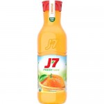 J7 Сок апельсиновый с мякотью для детского питания. Пастеризовнный. 0,85л Бутылка пластик