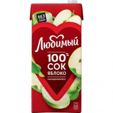 Сок Любимый яблочный осветленный для детского питания т/п 1.93л в магазинах Пятерочка