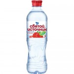 Напиток безалкогольный негазированный  Святой Источник  со вкусом клубники ПЭТ 0.5л