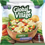 Смесь GLOBAL VILLAGE 8 Овощей овощ.б/зам.400г