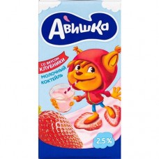 Кокт.АВИШКА мол.клубника 2,5% 0,2л в магазинах Пятерочка