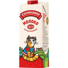Молоко Сарафаново, ультрапастеризованное, 3,2%, 970 мл в магазинах Пятерочка