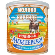 Молоко сгущенное Алексеевское вареное 8.5% 360г в магазинах Пятерочка