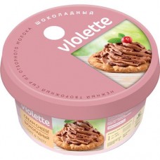 Сыр творожный Violette Шоколадный 50% 140г в магазинах Пятерочка