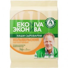 БЗМЖ Сыр полутвёрдый Колыбельский Эконива 45% 200 гр флоу-пак в магазинах Пятерочка