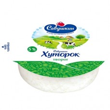 Творог Савушкин Хуторок, 5%, 300 г в магазинах Пятерочка