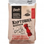Чипсы из натурального картофеля с морской солью и черным перцем 130г