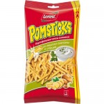 Чипсы Lorenz Pomsticks Соломкой со вкусом сметаны и специй 100г