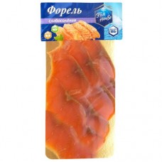 FISH HOUSE Форель слабосоленая ломтики 100г в магазинах Пятерочка