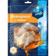 Рыбка Fish House Янтарная с перцем 70 г в магазинах Пятерочка