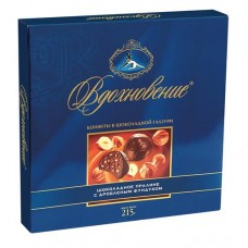Конфеты Вдохновение, шоколадное пралине, с дробленым фундуком, 215 г в магазинах Пятерочка