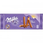 Печенье-палочки Milka Lila Sticks, покрытое молочным шоколадом, 112г