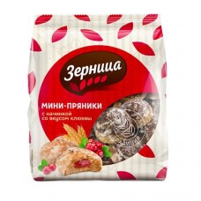 Мини-пряники: с фруктово-ягодной начинкой со вкусом клюквы, 300г в магазинах Пятерочка