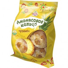Пряники заварные Пряничный домик Ананасовое кольцо 400 гр в магазинах Пятерочка