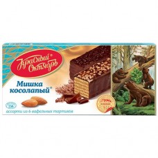 Торт Мишка косолапый, вафельный, 250 г в магазинах Пятерочка