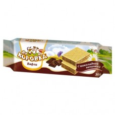 ВАФЛИ_Коровка_с_шоколадной_начинкой_фас_1/300 в магазинах Пятерочка