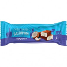Батончик MILLA VANILLA с кокосовой стружкой в глазури с какао 40г в магазинах Пятерочка