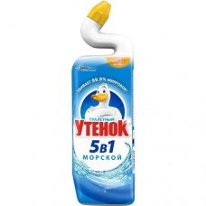 Средство для чистки унитаза Туалетный Утенок 5в1 Морской 900мл в магазинах Пятерочка