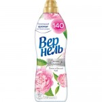 Кондиционер для белья концентрированный  Вернель Ароматерапия + Пион и Белый Чай  870мл.