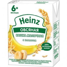 Овсяная с бананом кашка молочная с 6 месяцев HEINZ, 0,2л в магазинах Пятерочка