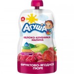 ДП Пюре фр Ябл-Клубн-Малина 90г PouchPack